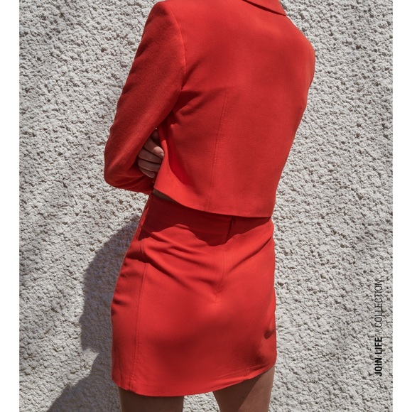 NWT ZARA Linen Mini Skirt S - Picture 7 of 10